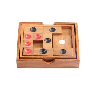 Mainan Klotski Puzzle Geser Untuk Anak-Anak Dewasa Huarong Permainan Asah Otak Jalan IQ Pengembangan