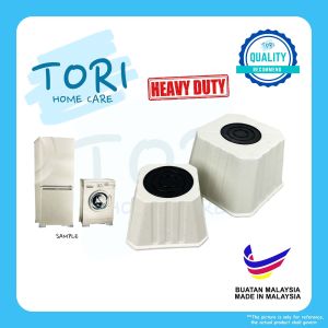 TORI HOME 4pcs Fridge Refrigerator Stand Heavy Duty | Kaki Peti Sejuk | Furniture Raisers | Washing Machine Stand | Anti Slip | Multipurpose Stand
