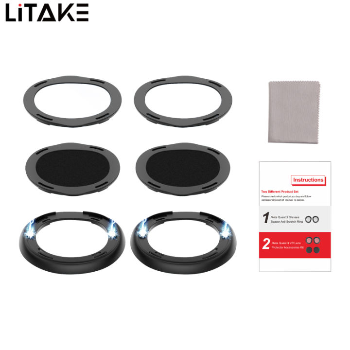 Anti Blue Light Eyeglasses Lens VR Lens Protector Ring Prevents Scratching Glass Spacer