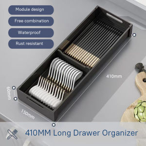 🇸🇬【SG stock】Plate rack dish rack bowl rack plate organizer Adjustable Plate Bowl Rack Storage | Cabinet Drawer Dinnerware Retractable Holder | Sink Countertop Organizer kitchen organizer plate rack dish rack bowl rack plate organizer cabinet organizer
