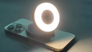 Magnetic Light Portable Selfie Light for iPhone 17 16 15 14 13 12 Pro Max Fill Light Phone Stand Selfie Video Vlog