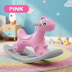 GOOGOO BIRD 2 In 1 Kids Rocking Horse Rider Push Car Multifunctional Pony Ride-On Toys Mainan Kuda Goyang