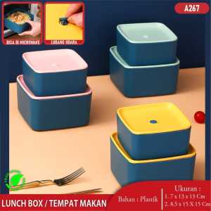 Lunch Box Set Susun 2 Free Cultury Kotak Bekal Premium Karakter Anti Tumpah Lunchbox Tempat Makan