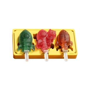 Popsicles Molds Silicone Ice Cream Moulds Silicone Ice Moulds Ice Cream Accessaries Silicone Texture for Kitchen Cooking
