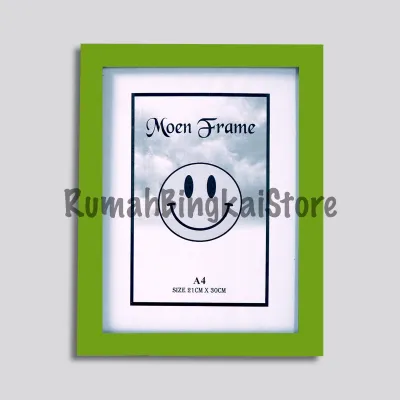 Frame Foto Ukuran A4 (21CM X 30CM) + PLUS KACA