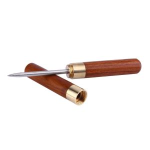 Stainless Steel Ice Pick With Wooden Handle And Sheath Kitchen Tool