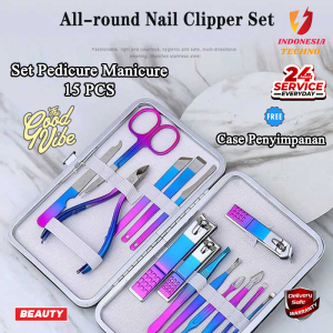 Gunting Kuku Set 15 in 1 Multicolor SET PERLENGKAPAN PEDICURE MANICURE PINSET GUNTING KUKU POTONG Set Perawatan Kuku Manikur Set 10 in 1 Gunting Kuku Set 7 in 1 Perawatan Kuku Serbaguna 12 in 1 16 in 1 19 PERAWATAN KECANTIKAN BISA COD TERBAIK MURAH