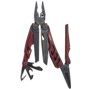 NexTool Flagship Pro F30 Red / Black Stonewashed Multi-Tool 16 Functions with Nylon Pouch 10-year warranty