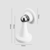 🇸🇬【SG stock】Door stopper Silicone magnetic door stopper mute door stop punch-free door stopper self-adhesive anti-collision door stop Silicone magnetic door stopper