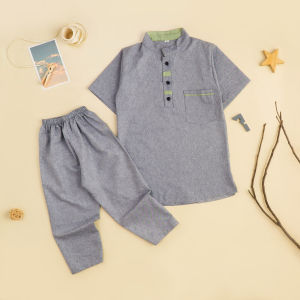 KOKO KURTA ANAK OXFORD PREMIUM KANCING 1-12 TAHUN