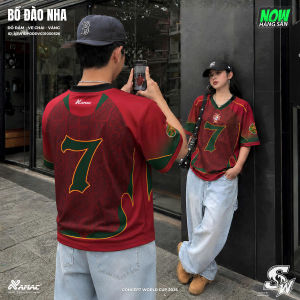 Áo Lưới BỒ ĐÀO NHA Siêu Mát Vải Street Cool Thoát Khí Form Rộng Trẻ Trung Nam Nữ Đều Phối Đồ Đẹp Size S đến 2XL Menswear