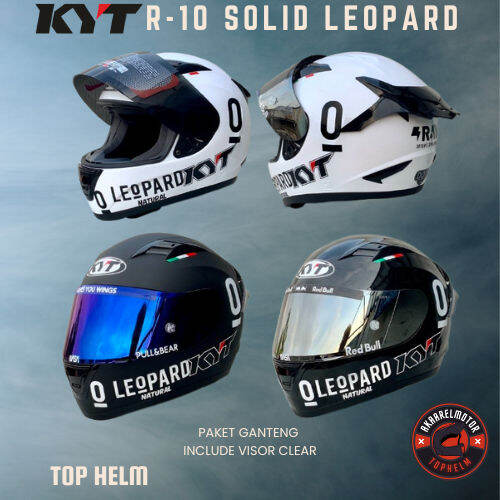 Kyt store leopard helmet