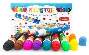 SuperDots marker set Non toxic Kid Safe Washable/Mobee DOT Painting SET creative painting set dot painting/Kid baby toys