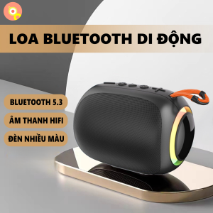 Loa Bluetooth K12 Thiết Kế Nhỏ Gọn Âm Thanh HiFi Chất Lượng Cao Ghép Đôi 2 Loa Nhiều Cách Kết Nối