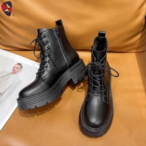 Katerina Fashion Korean Zipper Boots Shoes For Women Round #K-378