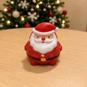 GOXBERK Dễ thương Santa Squishy Nở Chậm Cúm tay nhẹ nhàng Phục hồi chậm Đồ chơi bóp Giáng Sinh Sáng tạo Cảm giác Đồ chơi mềm hình ông già Noel Tiệc Giáng Sinh