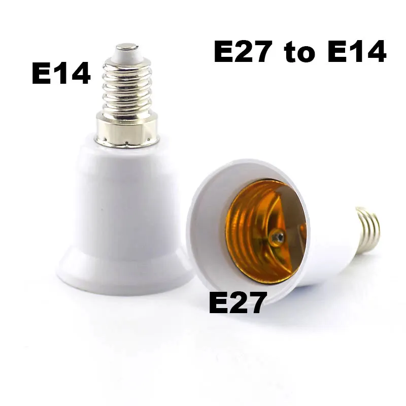 2x E27 GU10 G9 E12 B22 MR16 to E27 E40 E14 LED light Bulb Holder