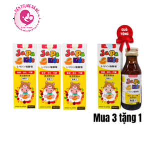 MUA 3 TẶNG 1 Siro Japa Kids ăn ngon cho bé chai 100ml tăng cân cho bé