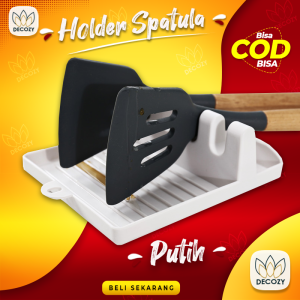 Decozy - Holder Spatula sumpit dapur set // Rak dapur plastik terbaru set multi fungsi - Peralatan dapur hemat tempat - Sendok garpu spatula sumpit - Masak alat serbaguna hemat set - Tempat Centong Spatula Tutup Panci - Murah set kitchen supplies rakula