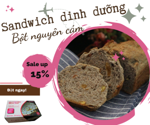 [HCM]Combo làm Bánh Mì Dinh Dưỡng - Sén de Lavie - Set bột trộn sẵn nguyên liệu và vật dụng làm bánh ngon và tiện lợi