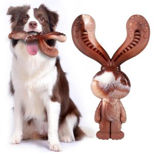 Mapneng Extremely Durable Dog Toy for Aggressive Chewers Tough Plastic Chew for Large Medium Breeds