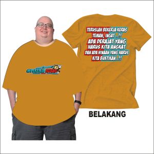 BB 150 KG Kaos #Pekrja Keras Fat Kaos Jumbo Big Size Dewasa 2XL Sampai 7XL Kaos Pria Kaos Wanita Bahan Semi Katun Combed 24s