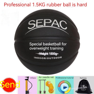 1.5KG Heavy Training Basketball Weight Dribbling Drills Special 1.3KG Outdoor Super Wear Resistance 29.5 inch