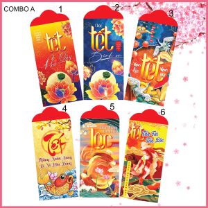 COMBO 50 LÌ XÌ TẾT - MÓN QUÀ Ý NGHĨA DÀNH CHO NGƯỜI THÂN ĐEM LẠI NHIỀU MAY MẮN TÀI LỘC  (Nhiều mẫu)