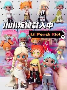 POPMART Lil Peach Riot Loading Series Figures pop mart blind collection action figure decorative gift toy
