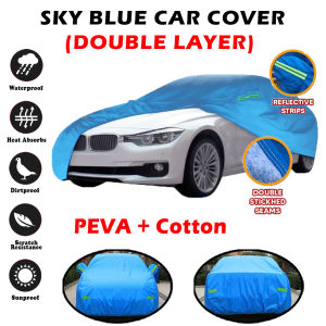 For Large MPV/ Minivan Vellfire Alphard Serena Starex Voxy Lexus LM350 Car Double / Single Layer Car Cover High Quality PVC PEVA Cotton Water Resistant Durable Selimut Kereta