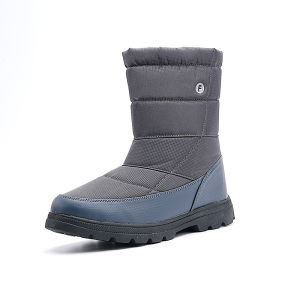 YCAMEL Winter Snow Boots Men Warm Plush Long Boots Waterproof Outdoor Couple Sneakers Slip on Leisure Shoes Women Boots Big Size 44 45 46