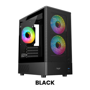 Armaggeddon Aquaron DeepFreeze Duplex 2 Chroma MATX USB 3.0 PC Case with 3 ARGB PC Fan