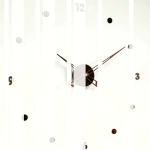 Sacesr Silent Quartz Wall Clock Hollowed-out Creative Design Low Power Wall Clock Spanish Minimalist Artistic Stable Durable Home Decor 9Y3K6