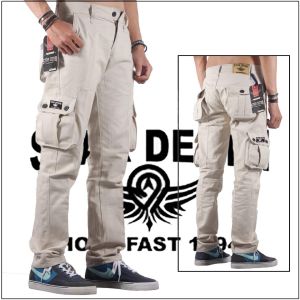 STAR DENIM Celana Cargo Pria / Celana Cargo Panjang Pria terbaru / Celana Pria Banyak Saku Terlaris