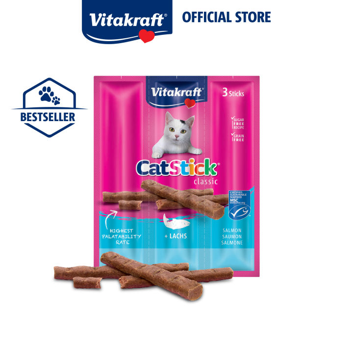 Vitakraft PurrSticks Meaty Cat Sticks - Chicken & Chicken With Salmon
