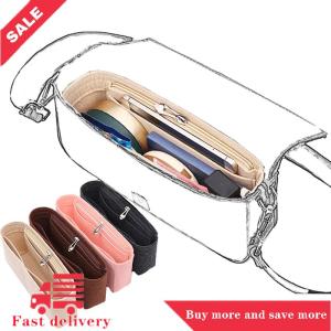 [COD] Multi-Pocket Women Insert Bag Felt Fabric Purse Handbag Organizer Bag Liner Tote