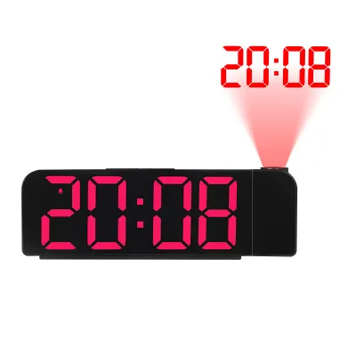Jam Meja Digital Minimalis LED Alarm Clock dengan Sensor Sentuh