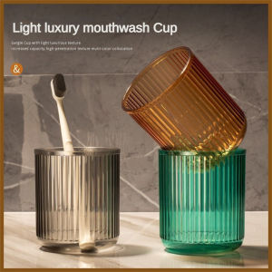 Costel 400ml trong suốt cốc nước súc miệng bàn chải đánh răng bằng nhựa tay rửa chén Cốc đánh răng gia đình đơn giản Cốc bàn chải đánh răng cho cặp đôi cốc đánh răng