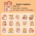 Set 30 miếng sticker Capybara cute hình dán trang trí sổ tay, bình nước siêu dễ thương _ Ting Ting. 
