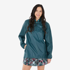 Decathlon Quechua Womens Country Walking Rain Jacket NH100 Raincut Half Zip