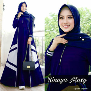 BAJU GAMIS RANAYA MAXY M L XL CRINKLE AIR FLOW PREMIUM