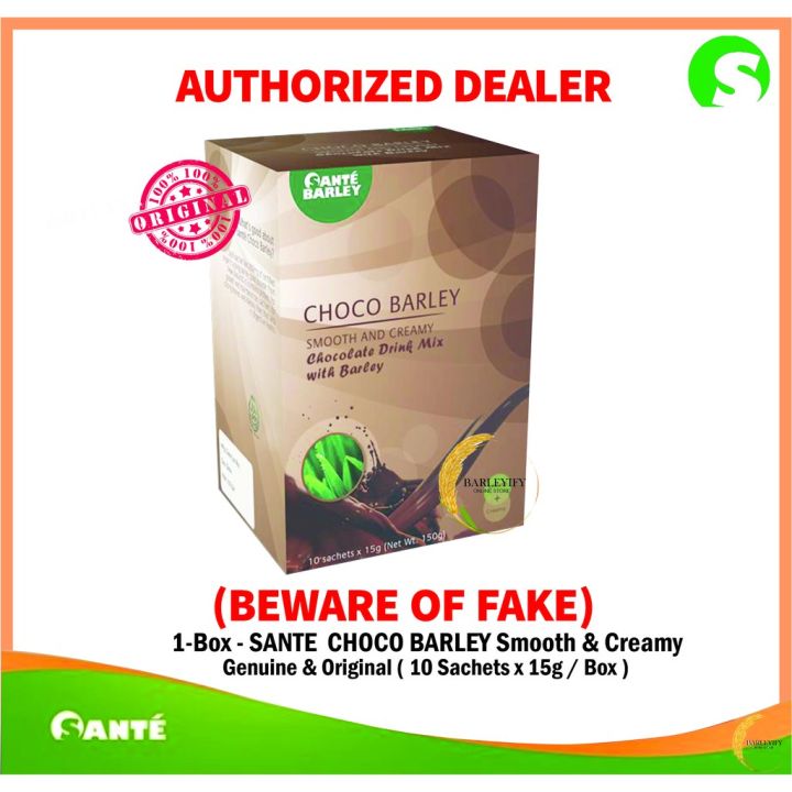 Sante Barley Choco Barley Smooth and Creamy Chocolate Drink Mix with