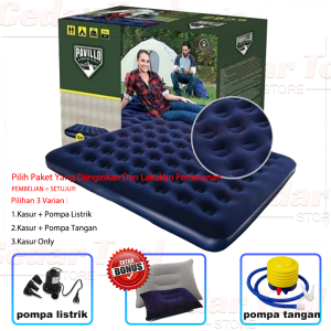 Air Bed Putih Dorahomi single/twin/double Kasur Angin Anti KempesBerkualitas Baik dan Empuk FREE Bantal Bergaransi ok Kasur Angin Karet 185cm x76cm Matras Lazy Bag SINGLE
