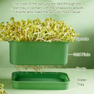 Seedling Tray Multi-plant Sprout Planting Equipment Reuse No-wash Eco-friendly Plastic Material