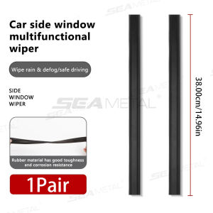 SEAMETAL Car Side Window Wiper Car Window Lift Rubber Strip Auto Side Window Filler Weatherstrip Noise Insulation