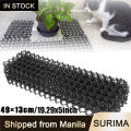 49*13CM Cat Scat Mat with Spikes Deterrent Mat Cat Repellent Mats Anti-Digging Cat and Dog Prickle Strips Plant Protectors Indoor Outdoor Deterrent Devices. 