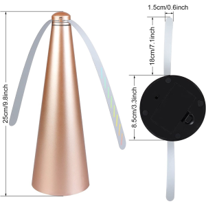 Indoor and outdoor fully automatic fly killer fly killing fan mosquito killing desk type fly killer outdoor insect killer Mosquito Repellent Fan Leaf Repeller halau lalat Automatic Fly Trap Killer Tabletop Device Catcher Pest Outdoor