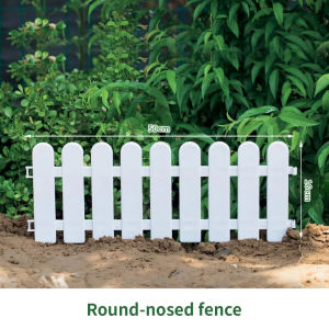 Plastic Fence Lawn Garden Vegetable Field Fence Indoor Christmas Tree Decoration Fence PVC花园装饰围栏庭院栅栏