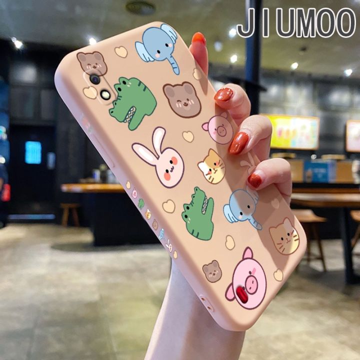 JIUMOO Case For Samsung galaxy A10 A10E Case With Cartoon Animal
