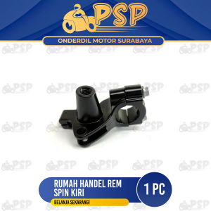 Rumah Handel Rem Spin (Kiri) Drat Drat 12 Ulir Kanan - Dudukan Pangkon Bracket Braket Breket Handle